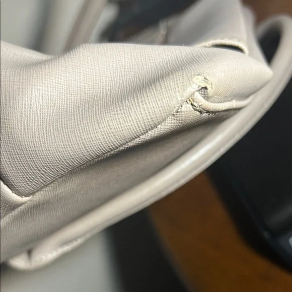 Nine West Taupe Shoulder Bag Satchel - Picture 8 of 10